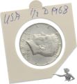 USA 1/2 Dollar 1968 Silberlegierung