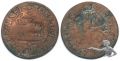 FREIBURG / FRIBOURG Halbbatzen 1738 Billon ss (102074)