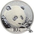 China 10 Yuan 2018 Panda 30 Gramm Feinsilber TOP