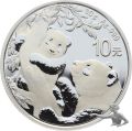 China 10 Yuan 2021 Panda 30 Gramm Feinsilber TOP