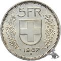 5 Franken 15 Gramm Silber 1967