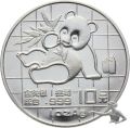 1989 China Panda - 1 Unze Feinsilber 999