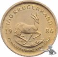 Südafrika 1/10 Krügerrand 1986 - 1/10 Unze Feingold Gold 999