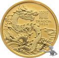 Australien 25 Dollars 2024 Year of the Dragon - 1/4 Unze Feingold Gold 999