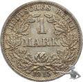 1 Mark 1915 F vorzüglich Silber