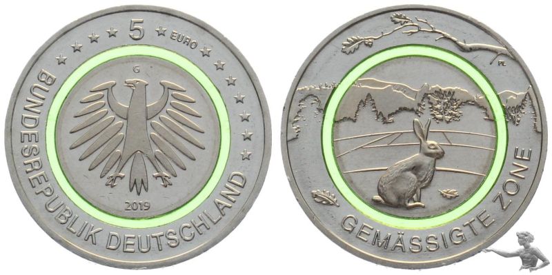 Deutschland 5 Euro TOP 2019 F